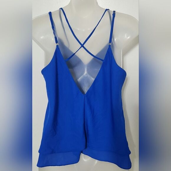 Amanda Uprichard Women's Spaghetti Strap V-Neck tank top size S - Picture 3 of 6